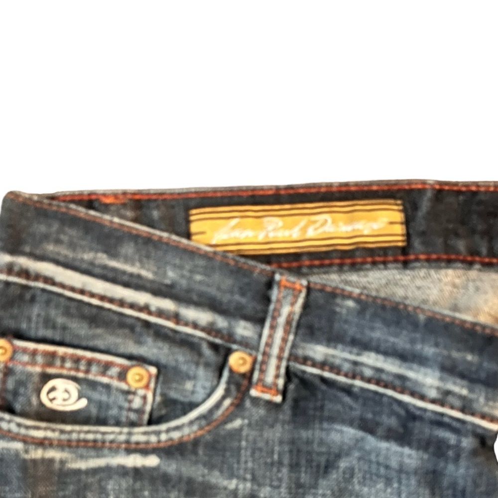 Jean Paul Damage Distressed Franco Blue Jeans 38 x 34 - Picture 5 of 10